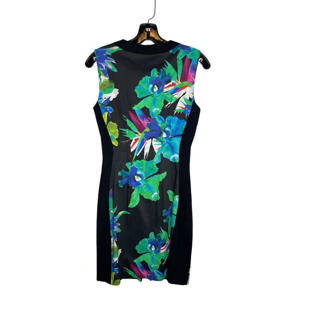 ELIE TAHARI WOMEN'S MILA FLORAL WATERCOLOR SHEATH DRESS SZ 4 - Picture 3 of 6